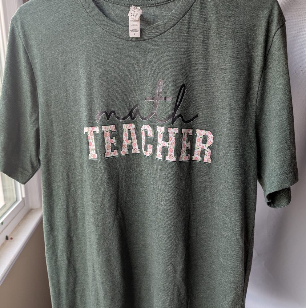 Math teacher tee